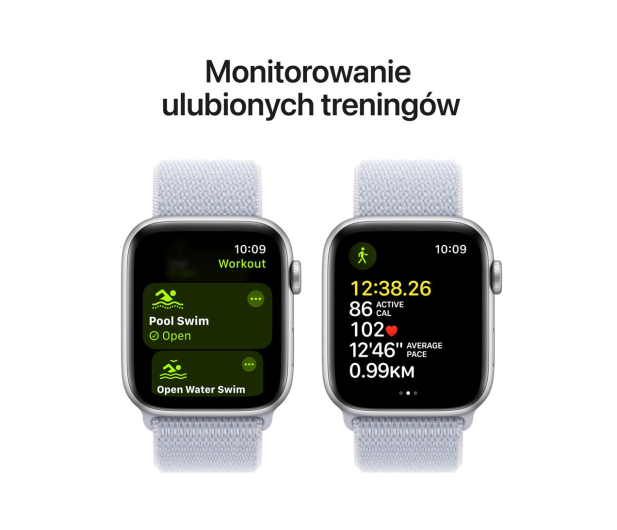 Apple Watch SE 2 44/Srebrne Aluminum/Błękitny Pasek LTE - 1278052 - zdjęcie 6